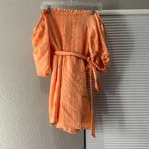 Coral romper size large